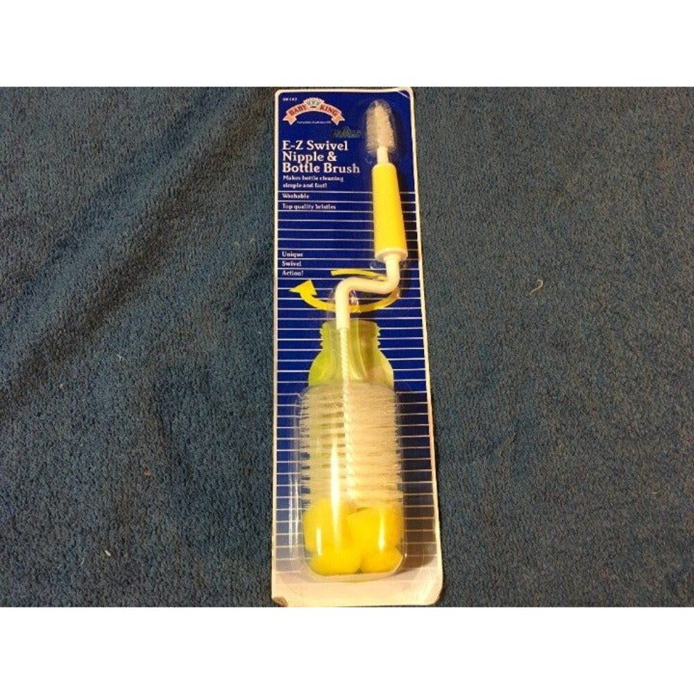 Baby King EZ Swivel Nipple and  Bottle Brush